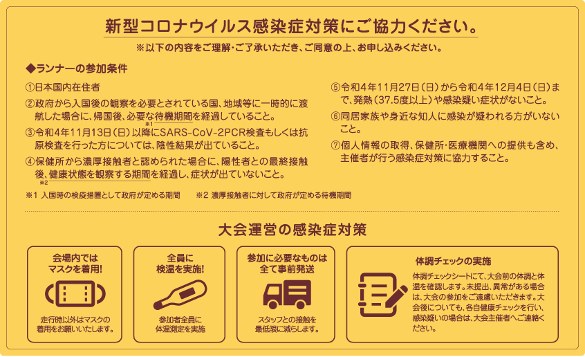 新型コロナウイルス感染症対策にご協力ください。