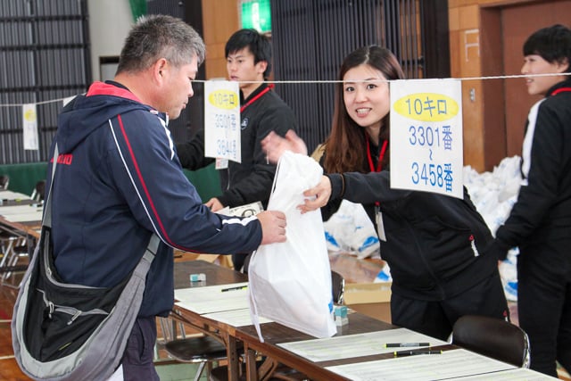 ランニング桜島大会 ボランティアスタッフ