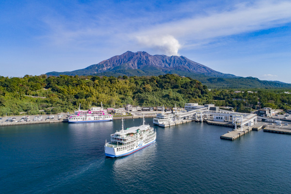 桜島フェリーでアクセスも楽々